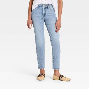 Women's 80's Slim Mid-Rise Ankle Length Pant - Uni Medium Wash